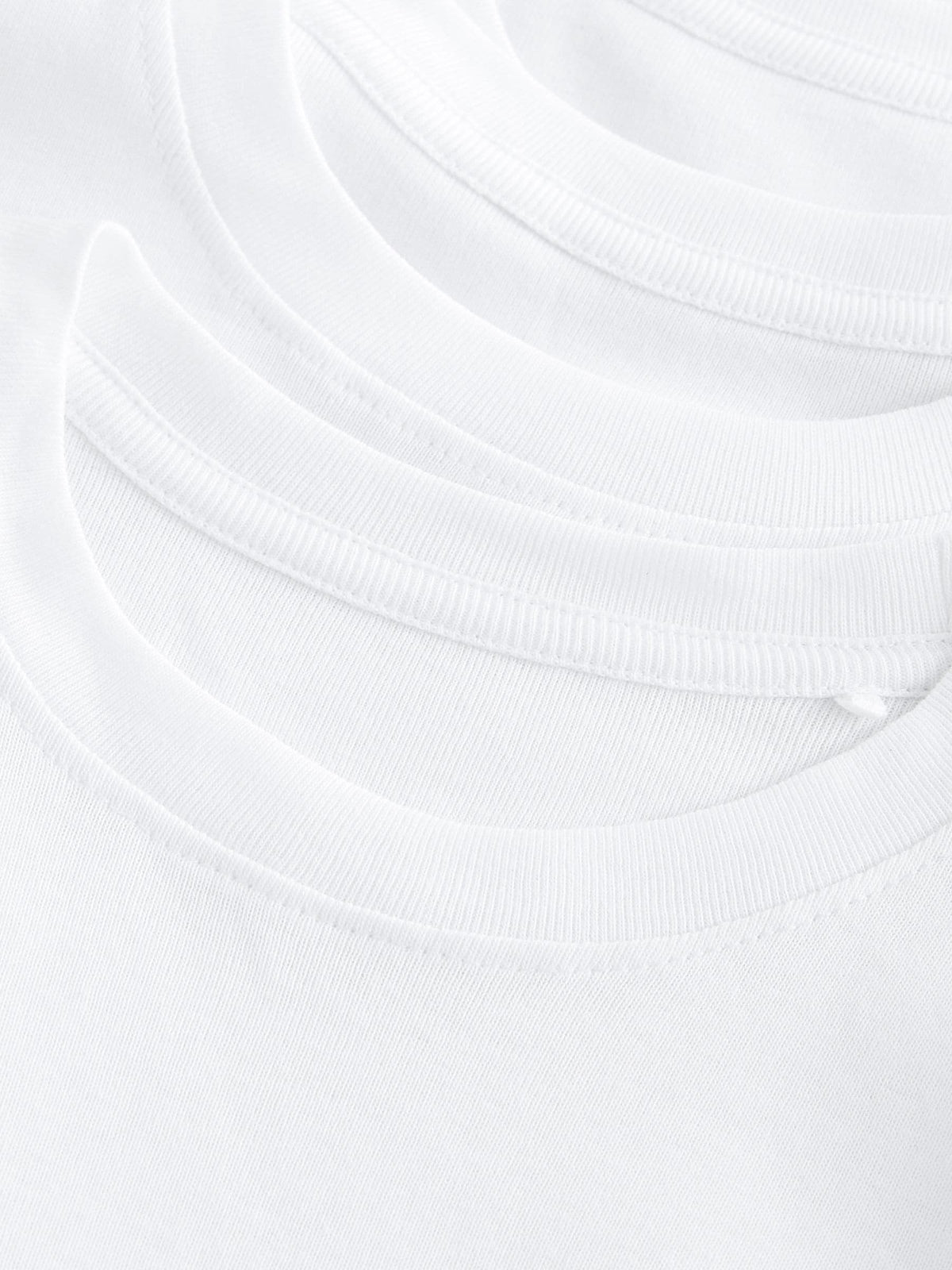 Dsiney Kidz - White 100% Cotton Short Sleeve Vests 3 Pack (1.5-16yrs) image 4