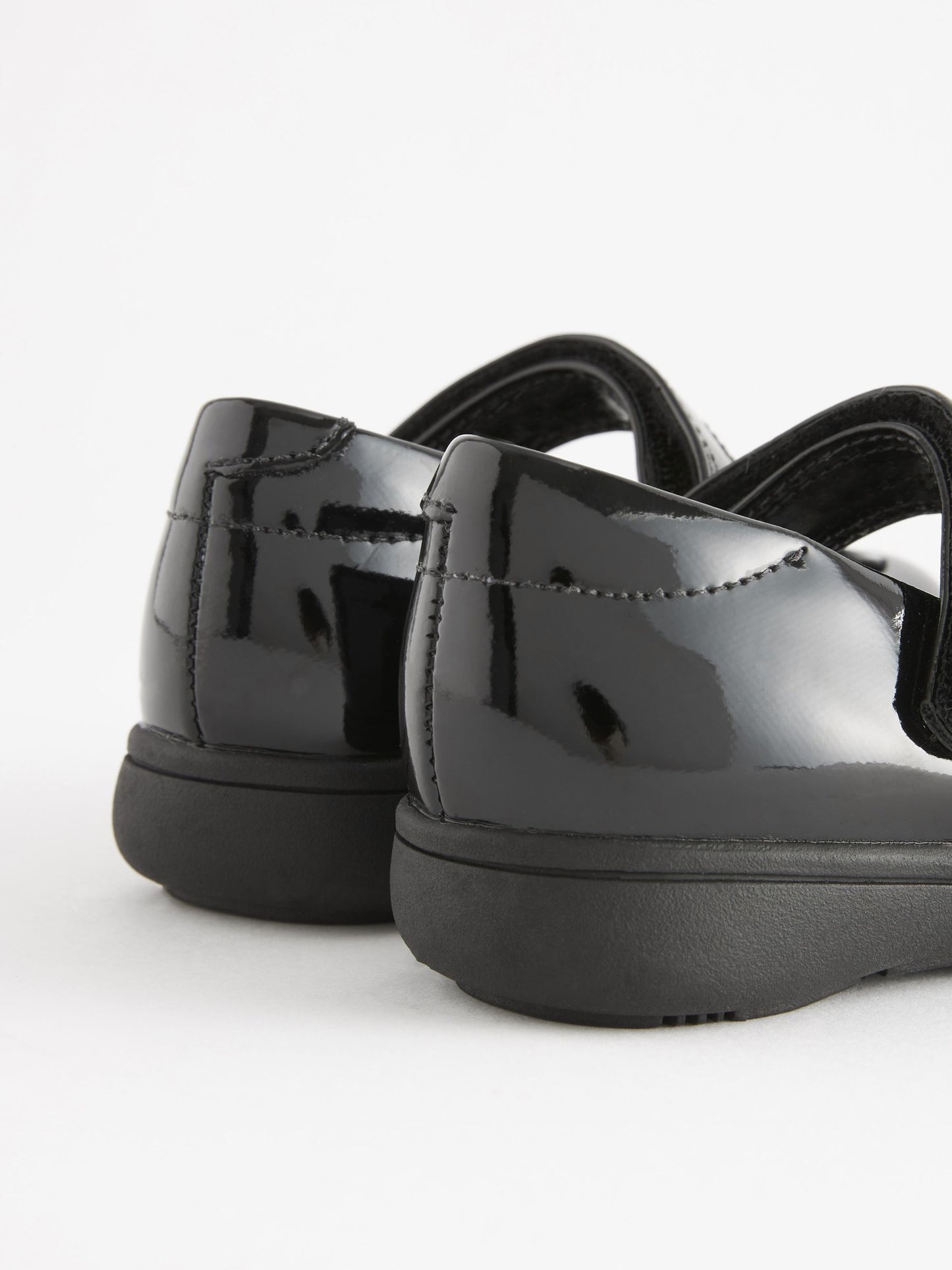 Black Patent Wide Fit (G) School Junior Butterfly Mary Jane Shoes image 4