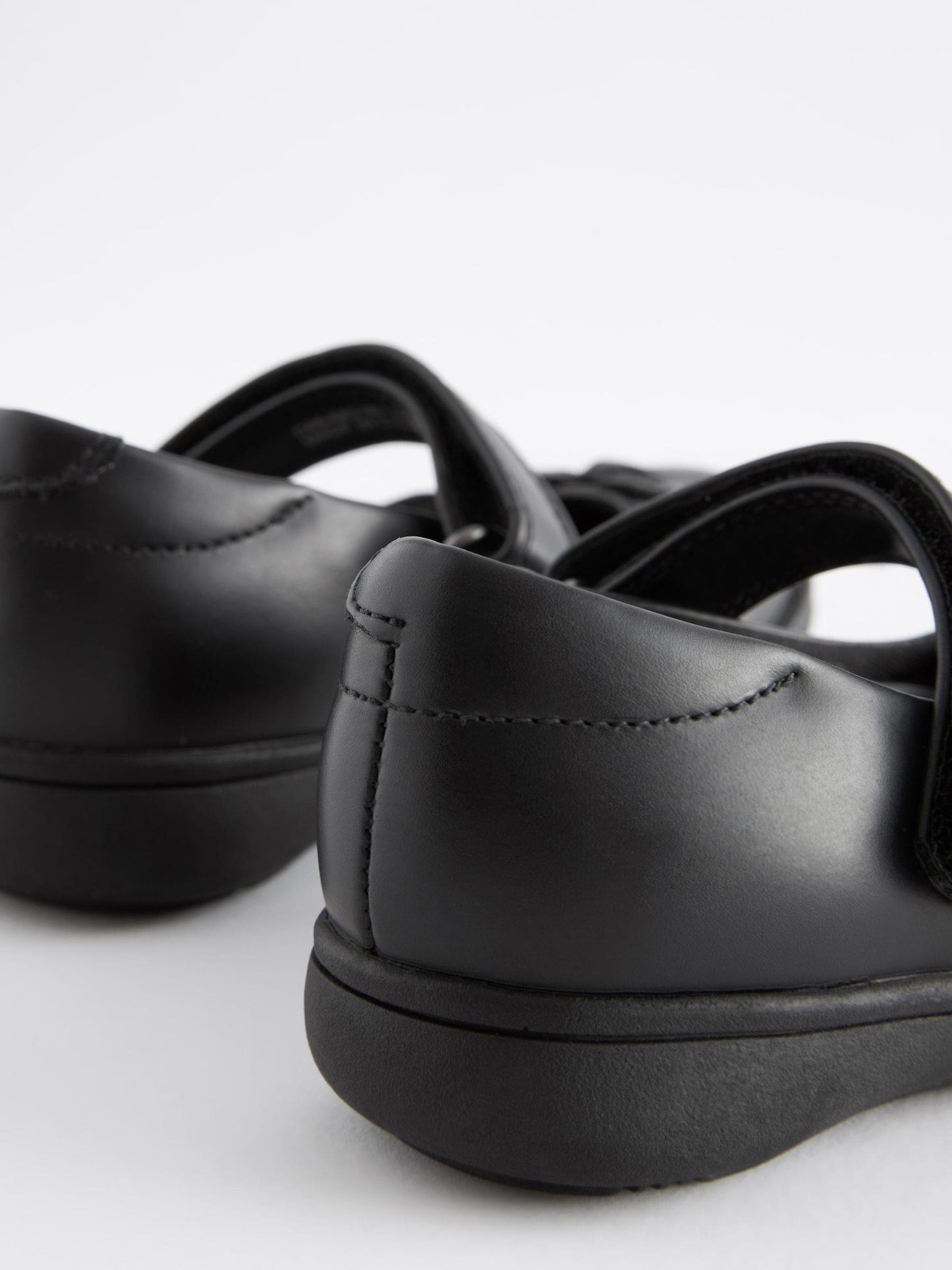 Matt Black Wide Fit (G) School Junior Butterfly Mary Jane Shoes image 6