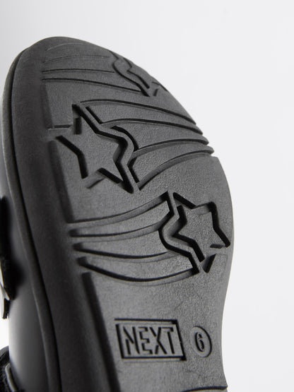 Matt Black Wide Fit (G) School Junior Butterfly Mary Jane Shoes image 8