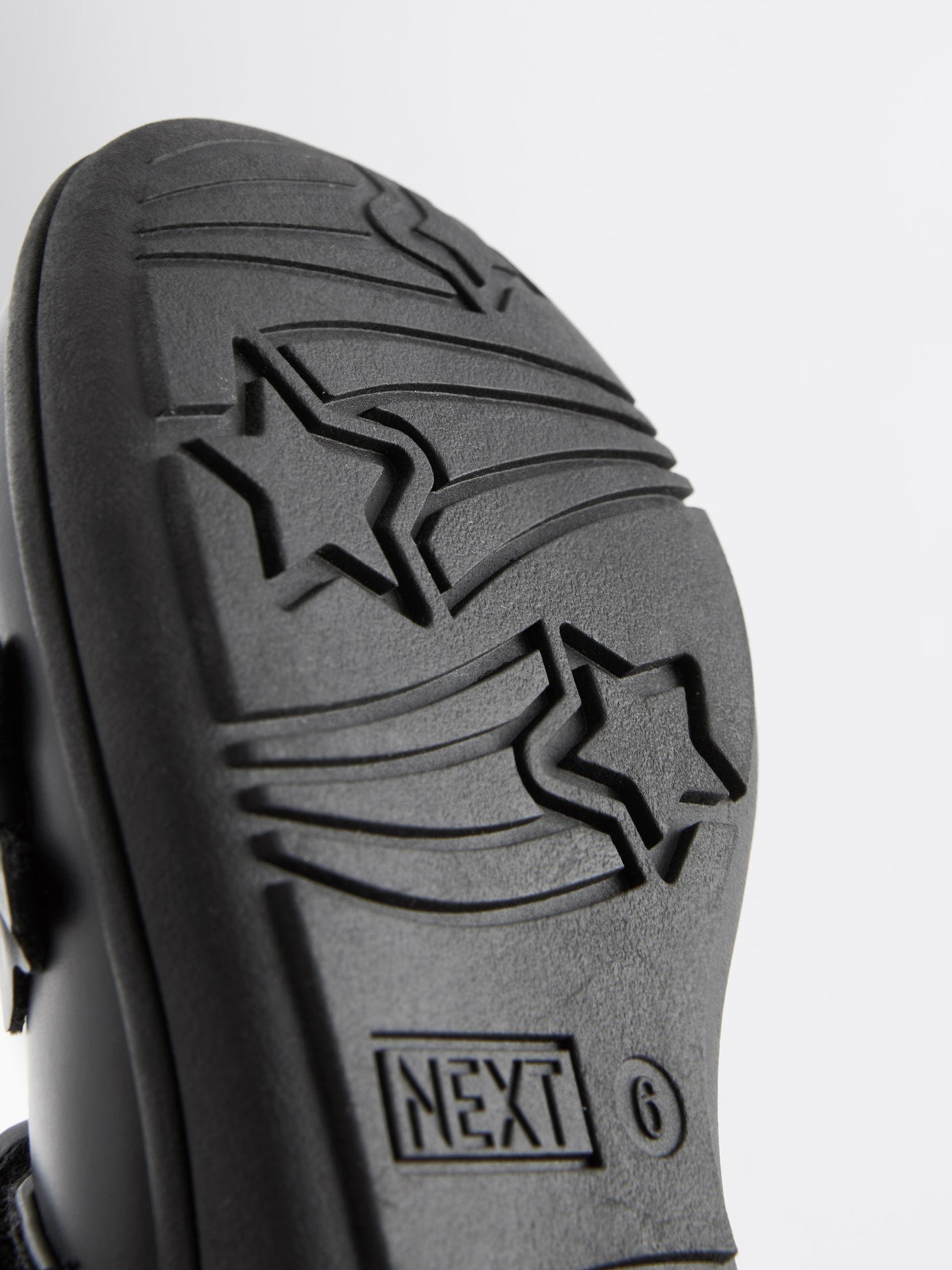 Matt Black Wide Fit (G) School Junior Butterfly Mary Jane Shoes image 7