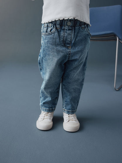 Dsiney Kidz - Denim Mid Wash Mom Jeans (3mths-7yrs) image 1