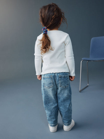 Dsiney Kidz - Denim Mid Wash Mom Jeans (3mths-7yrs) image 3