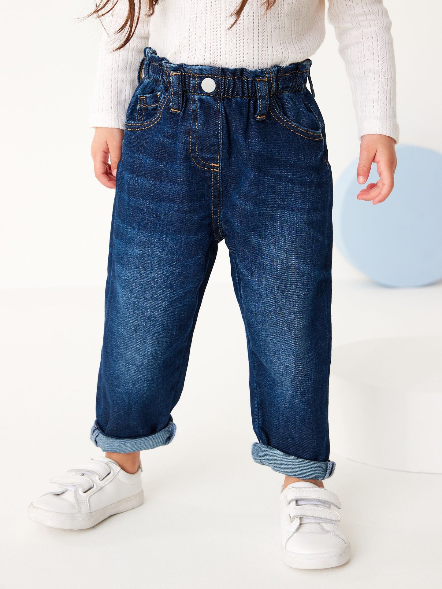 Dsiney Kidz - Denim Dark Wash Mom Jeans (3mths-7yrs) image 1