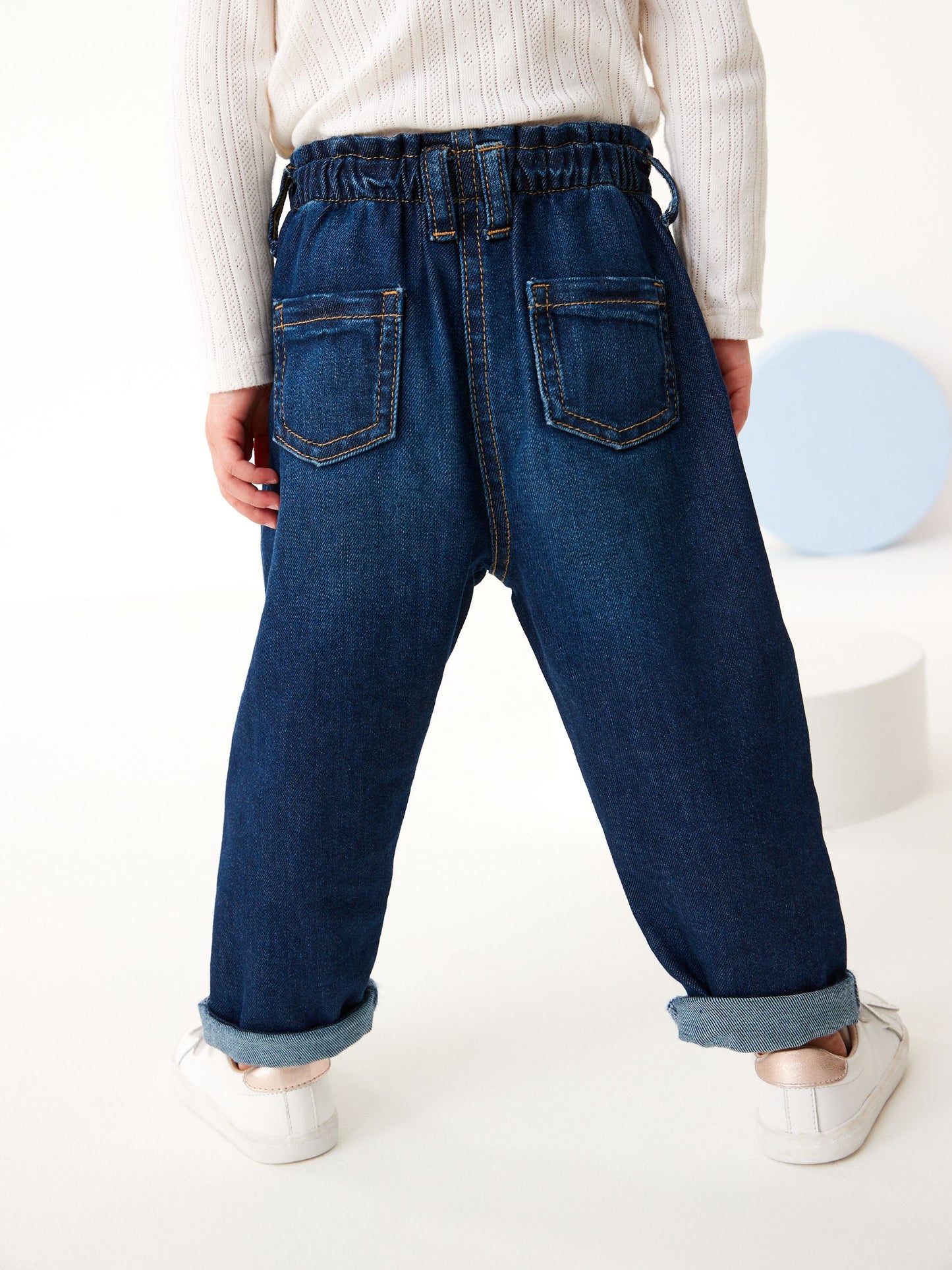 Dsiney Kidz - Denim Dark Wash Mom Jeans (3mths-7yrs) image 3