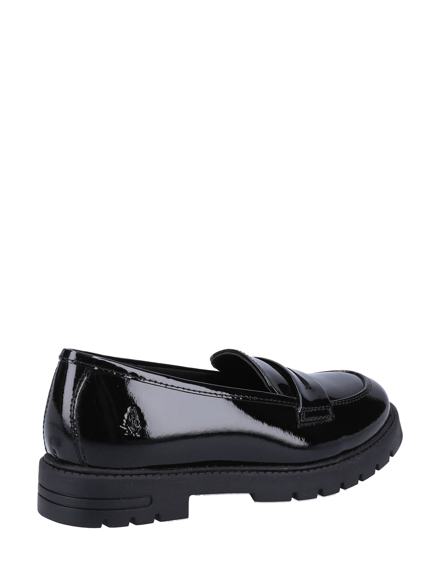 Hush Puppies Black Patent Hazel Senior School Loafer Shoes image 3