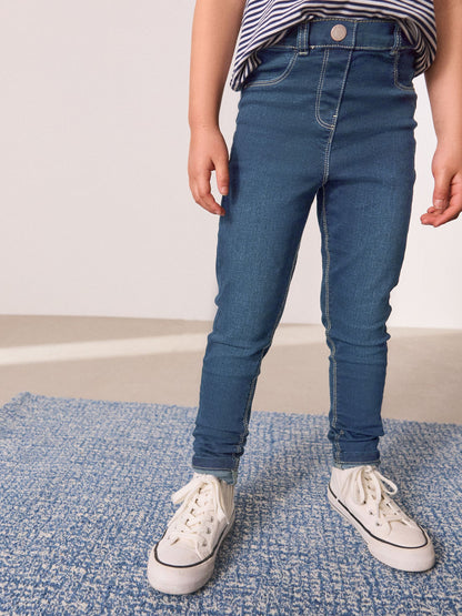 Dsiney Kidz - Mid Blue Long Length Stretch Jeggings (3-16yrs) image 1