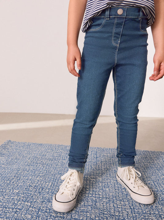 Dsiney Kidz - Mid Blue Long Length Stretch Jeggings (3-16yrs) image 1