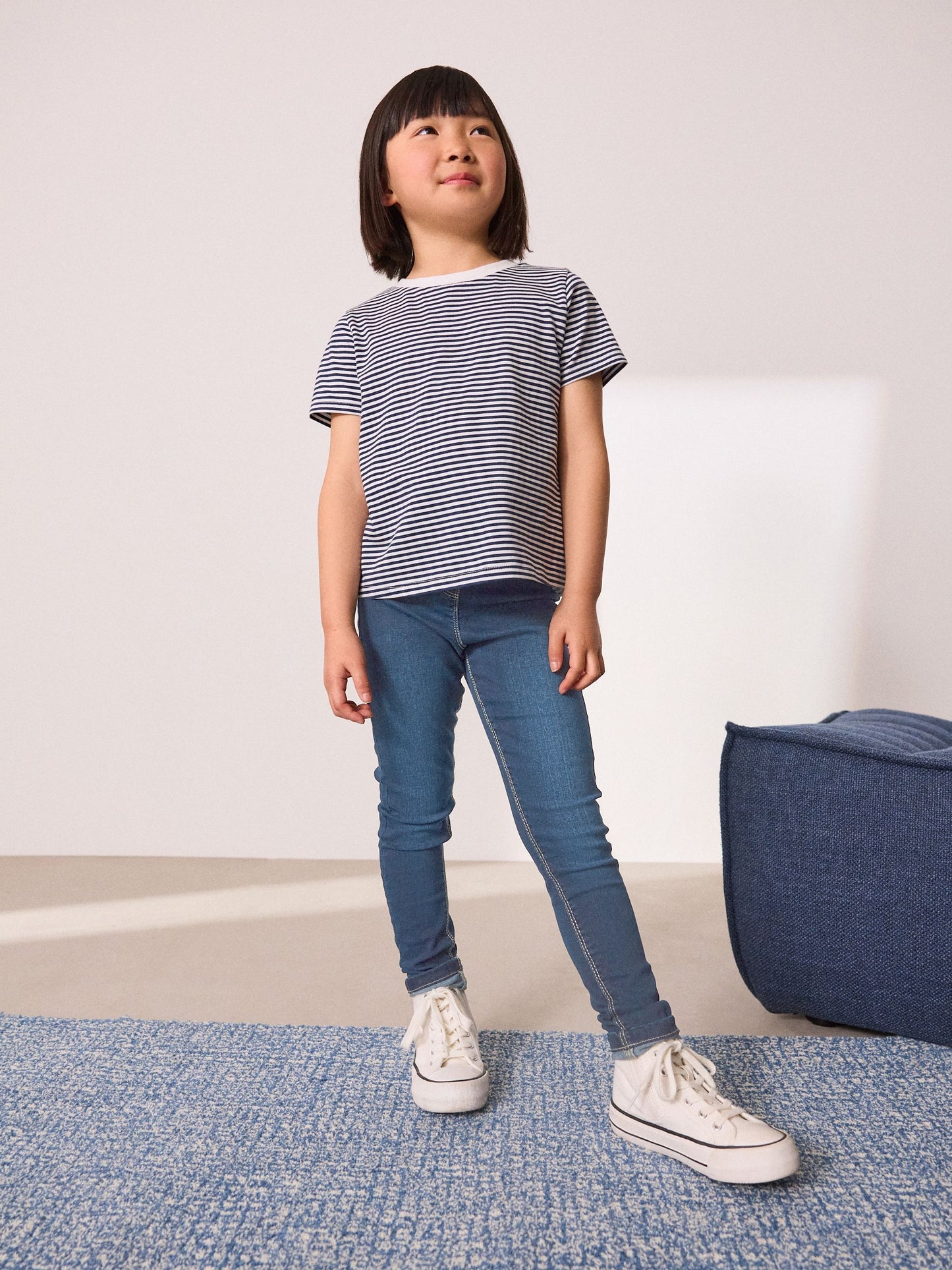 Dsiney Kidz - Mid Blue Long Length Stretch Jeggings (3-16yrs) image 2