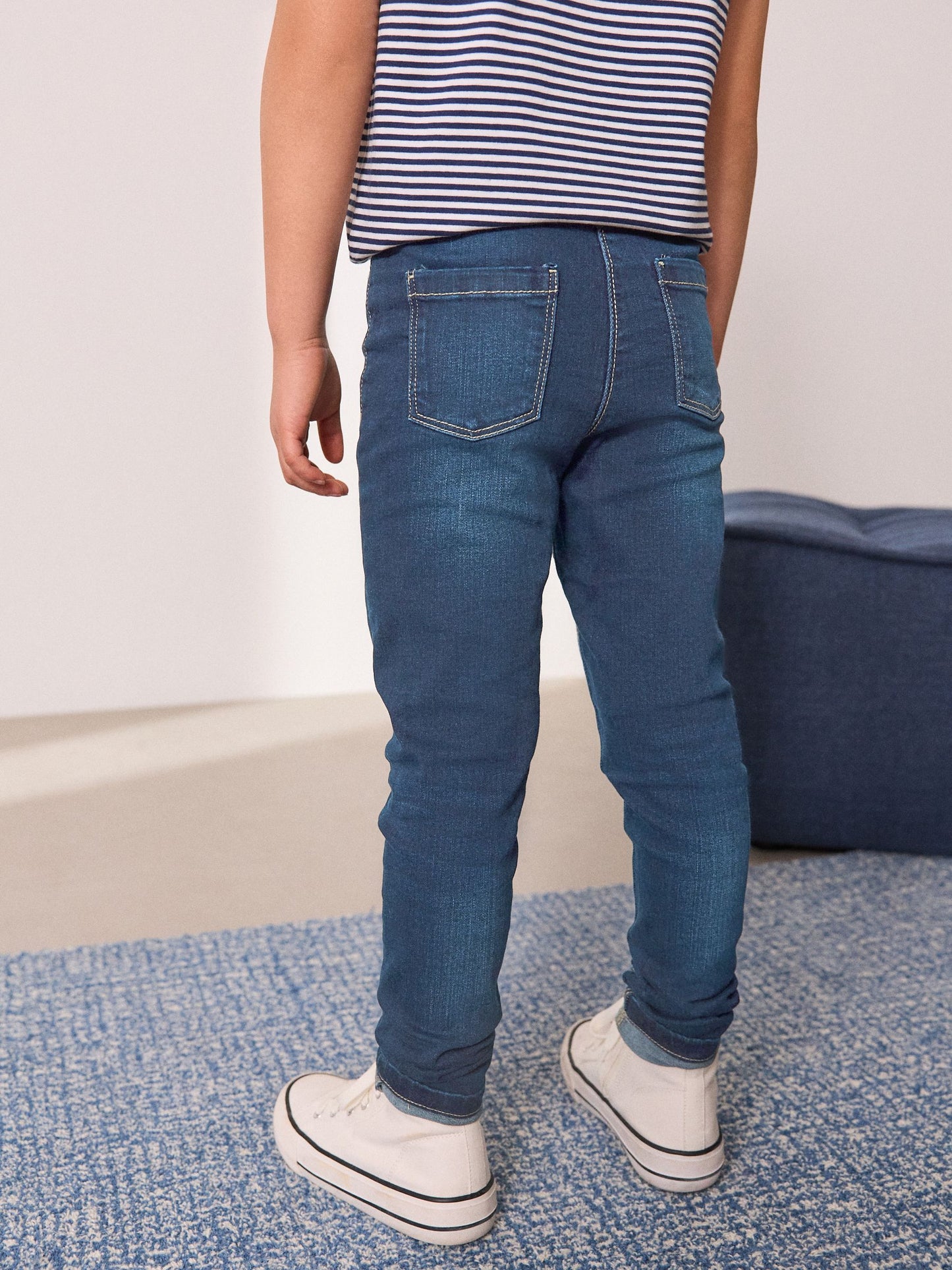 Dsiney Kidz - Mid Blue Long Length Stretch Jeggings (3-16yrs) image 3