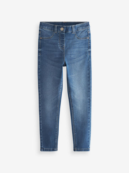 Dsiney Kidz - Mid Blue Long Length Stretch Jeggings (3-16yrs) image 5