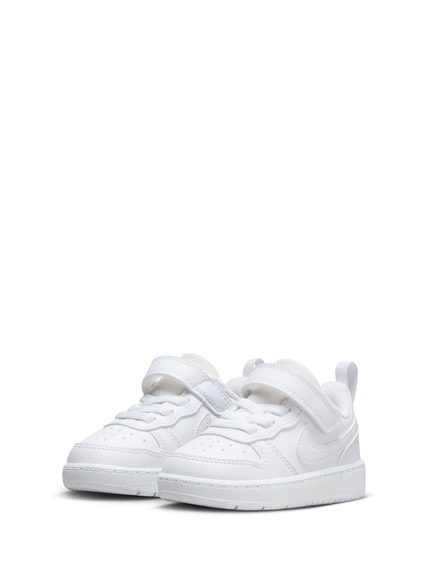 Nike White Infant Court Borough Low Recraft Trainers image 3