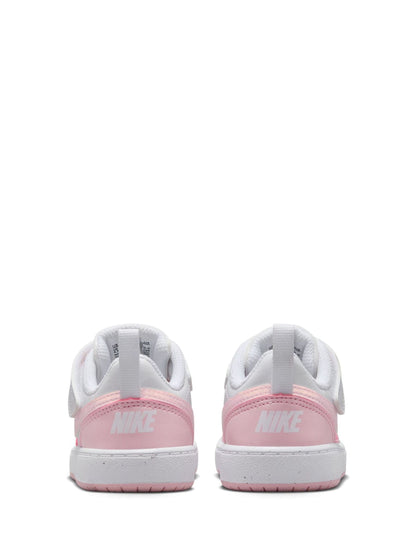 Nike White/Pink Infant Court Borough Low Recraft Trainers image 4
