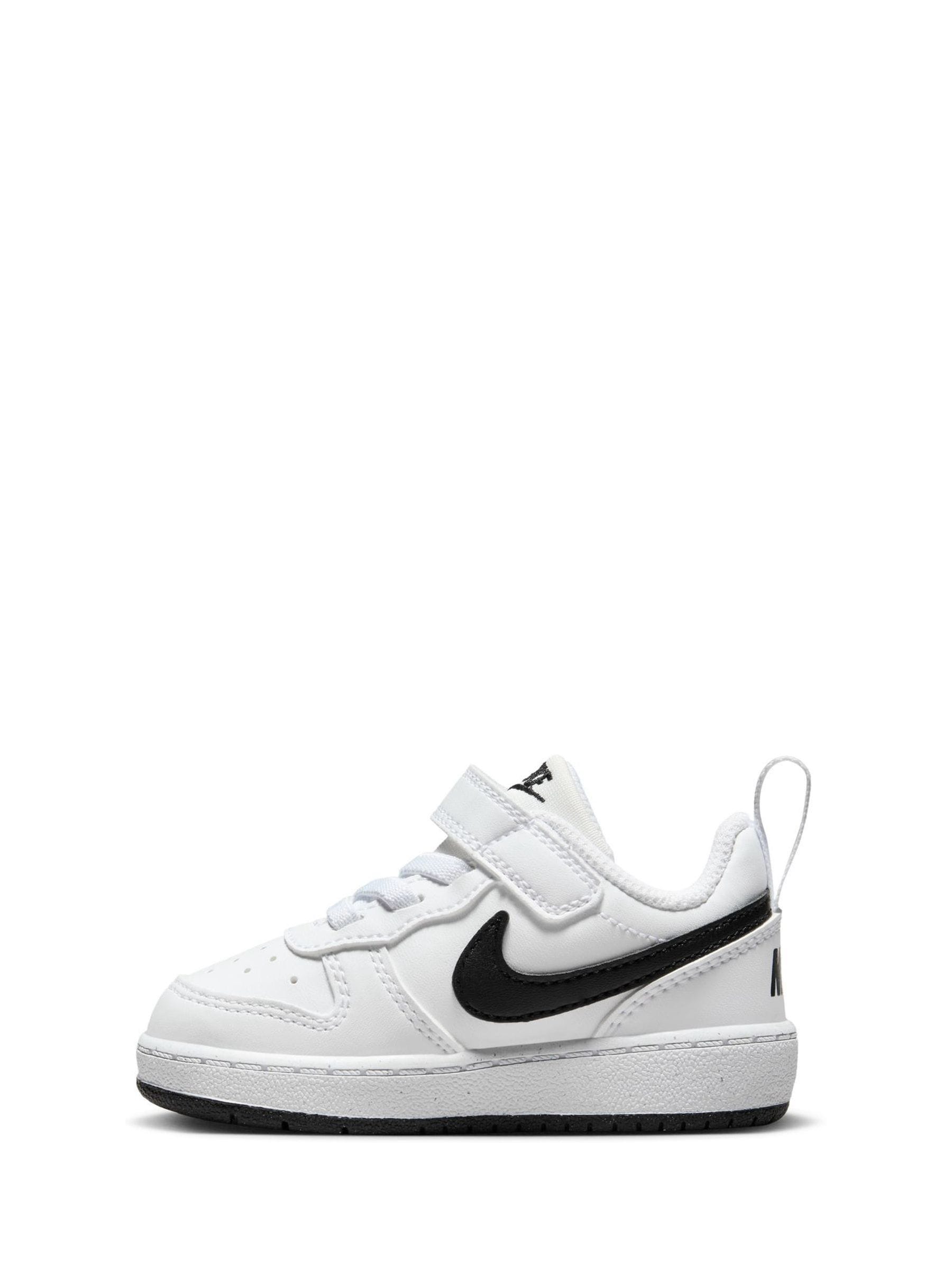 Nike White/Black Infant Court Borough Low Recraft Trainers image 4