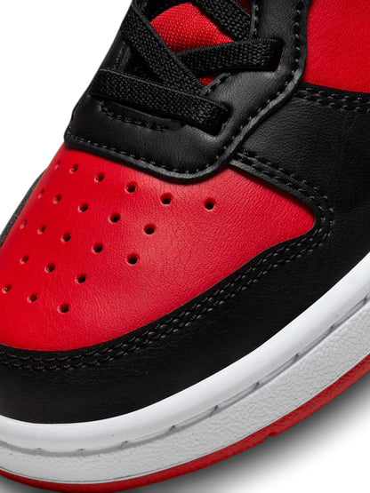 Nike Red/Black Junior Court Borough Low Recraft Trainers image 10