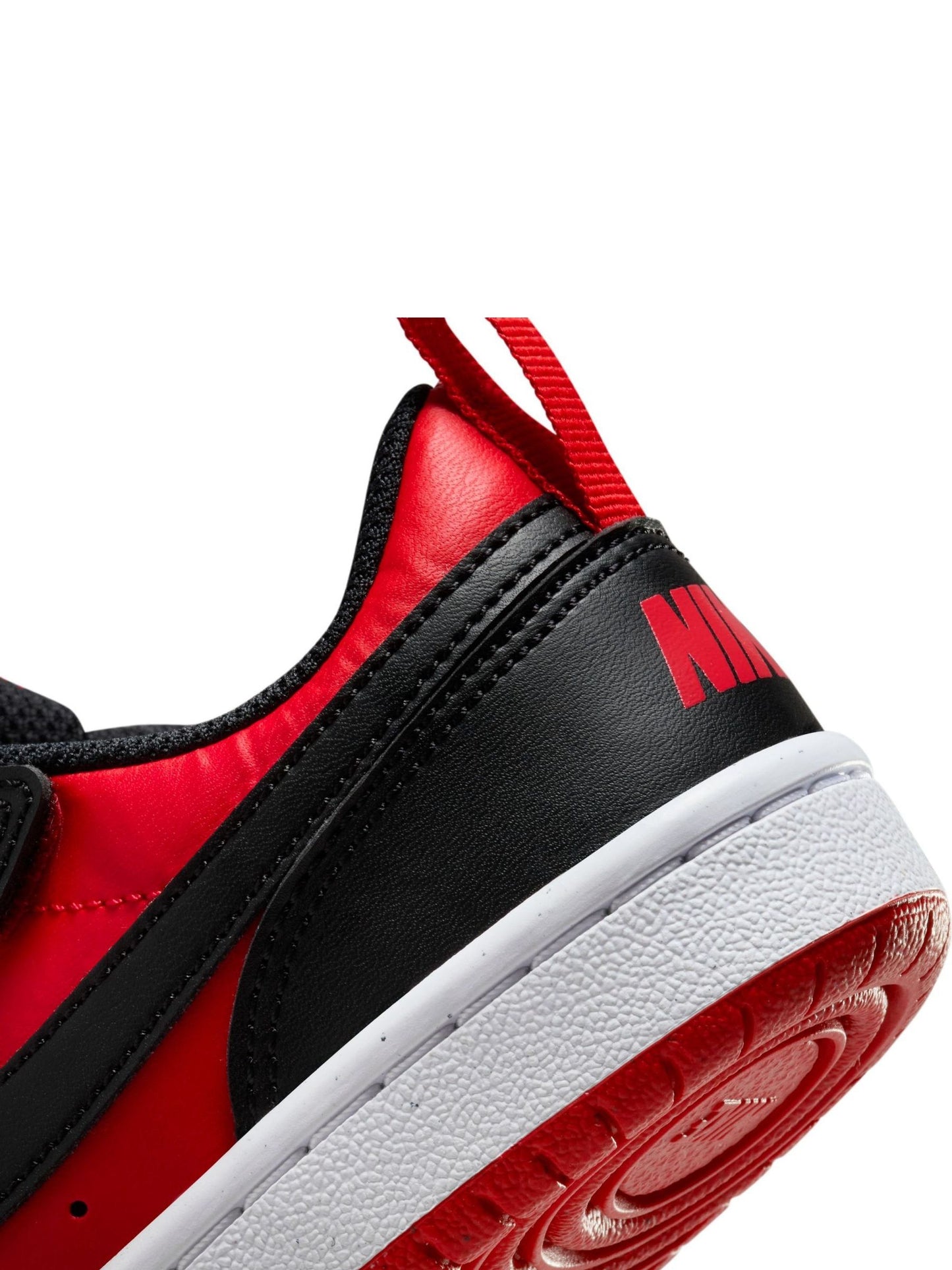 Nike Red/Black Junior Court Borough Low Recraft Trainers image 11