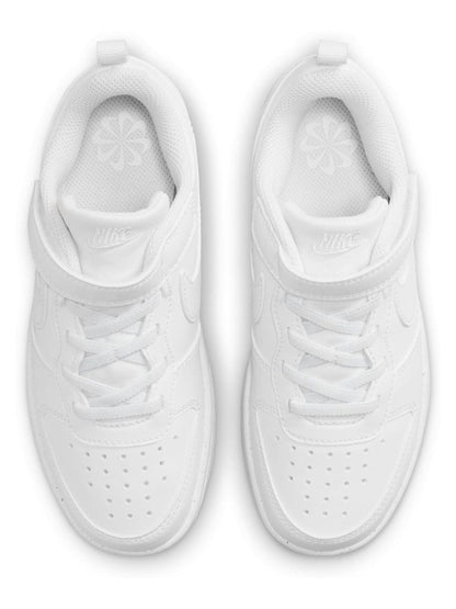 Nike White Junior Court Borough Low Recraft Trainers image 3