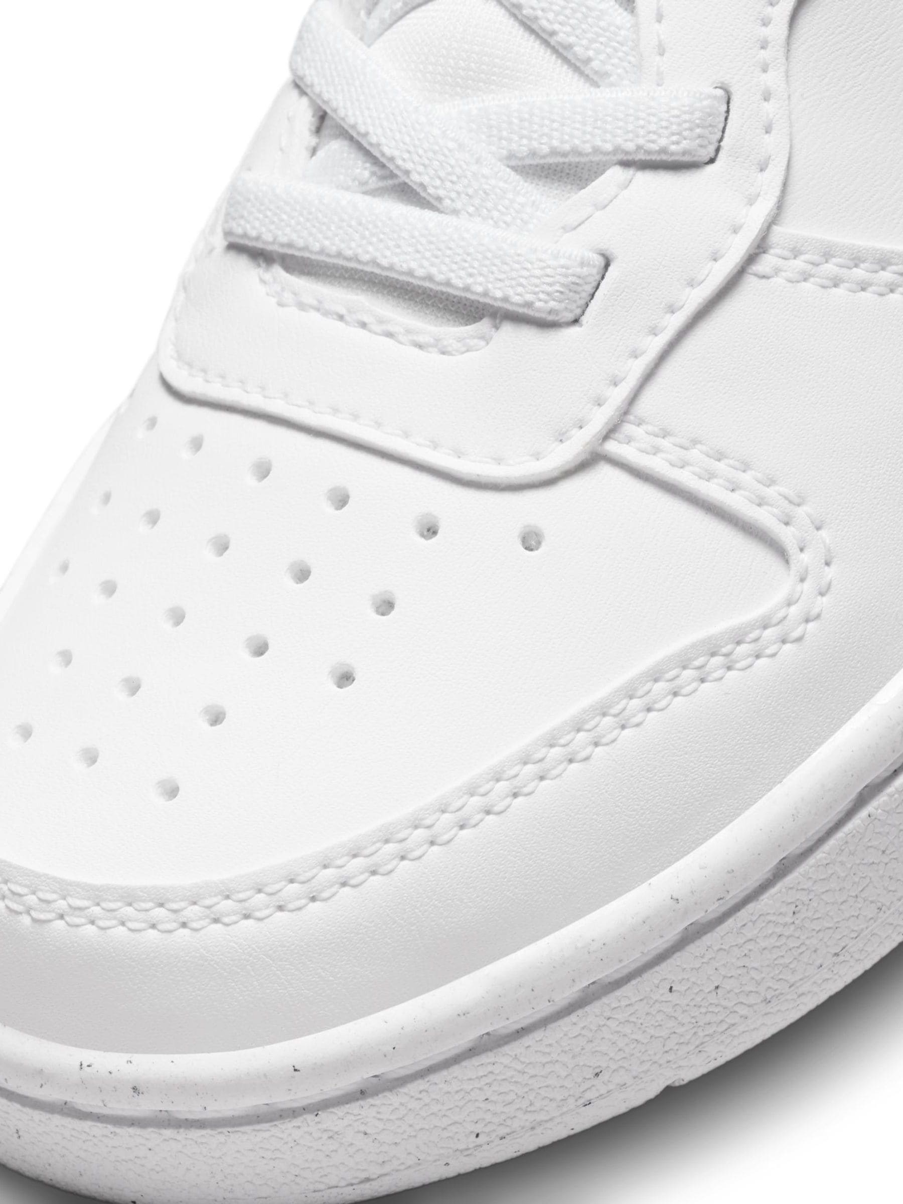 Nike White Junior Court Borough Low Recraft Trainers image 6