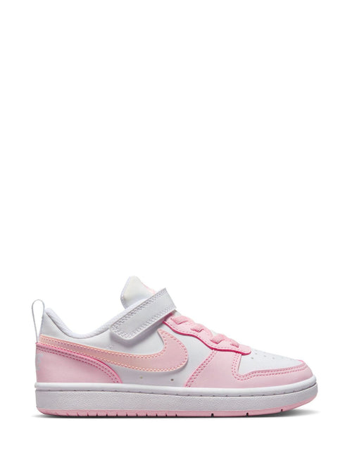 Nike White/Pink Junior Court Borough Low Recraft Trainers image 1