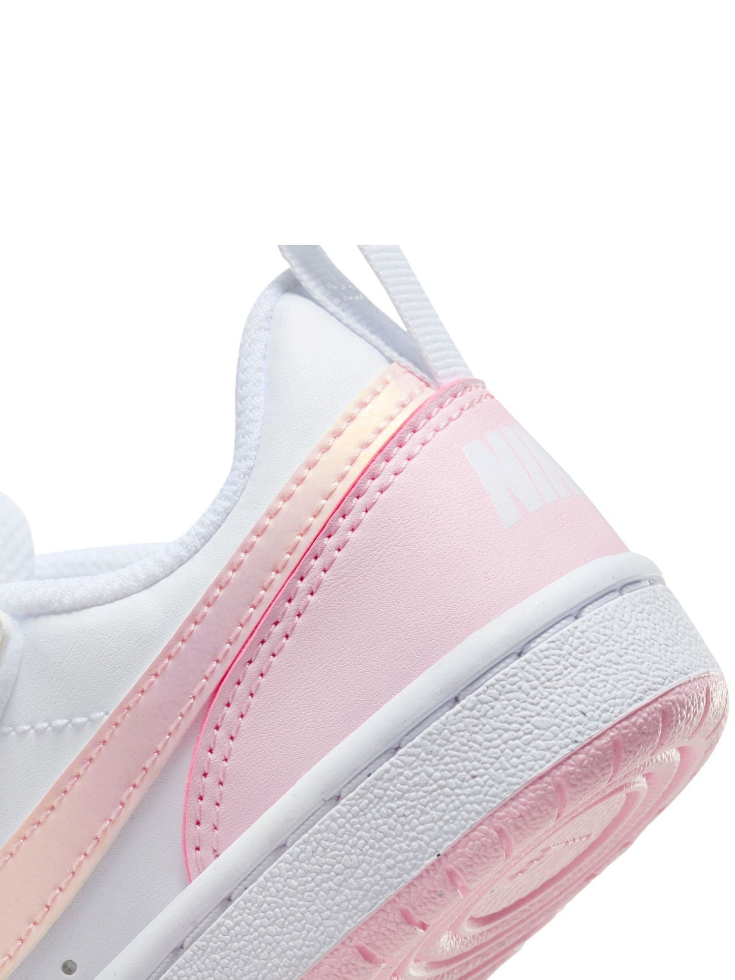 Nike White/Pink Junior Court Borough Low Recraft Trainers image 10