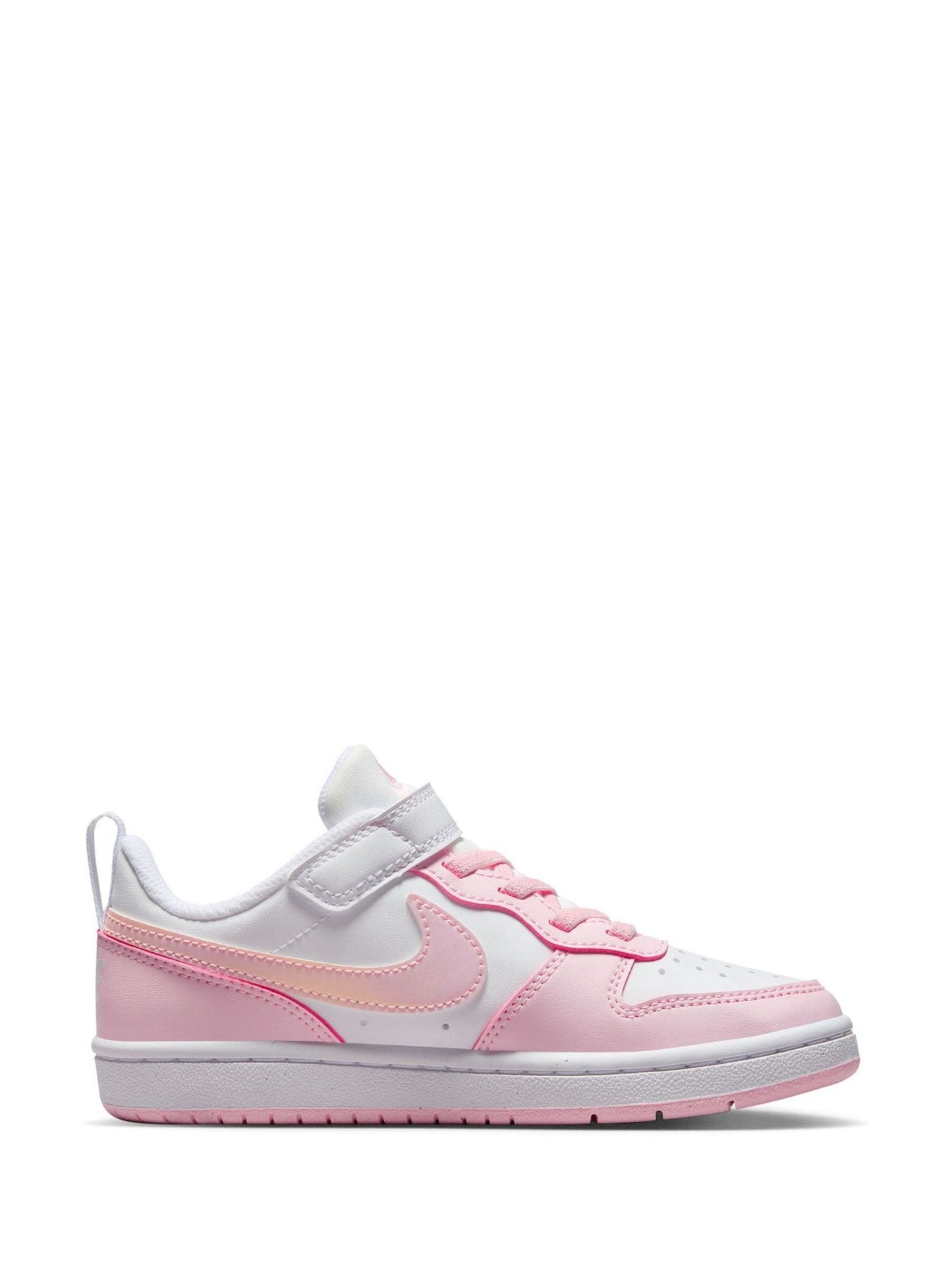 Nike White/Pink Junior Court Borough Low Recraft Trainers image 3