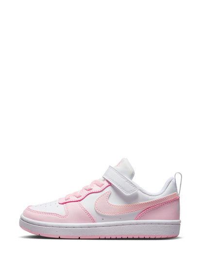 Nike White/Pink Junior Court Borough Low Recraft Trainers image 4