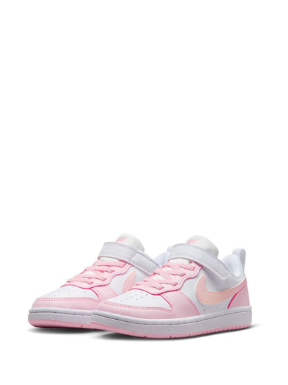 Nike White/Pink Junior Court Borough Low Recraft Trainers image 5