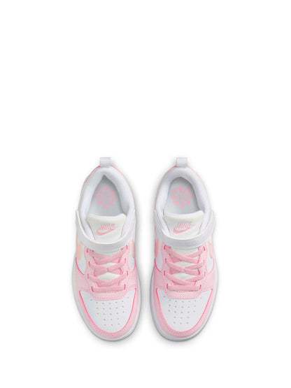 Nike White/Pink Junior Court Borough Low Recraft Trainers image 6