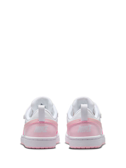 Nike White/Pink Junior Court Borough Low Recraft Trainers image 7