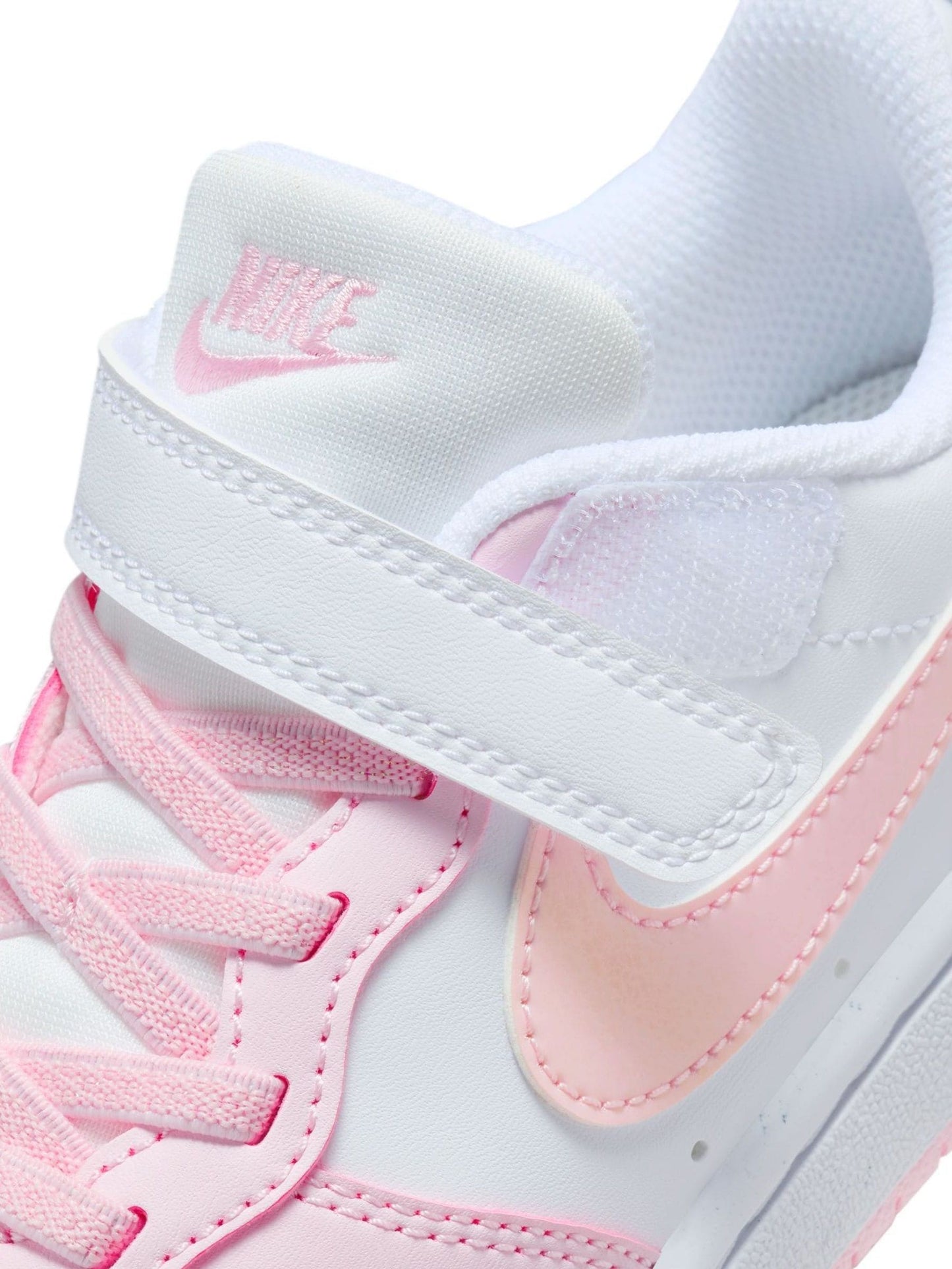 Nike White/Pink Junior Court Borough Low Recraft Trainers image 9