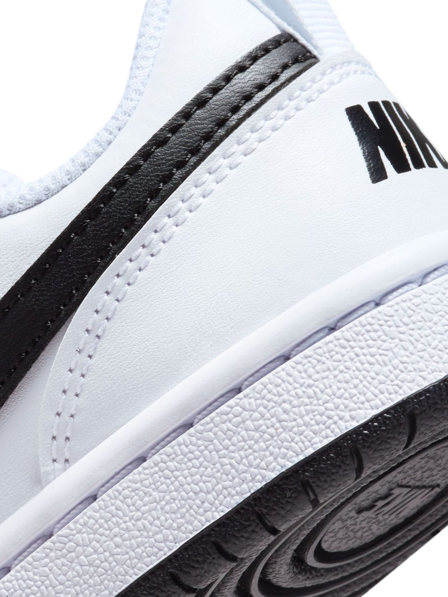 Nike White/Black Junior Court Borough Low Recraft Trainers image 11