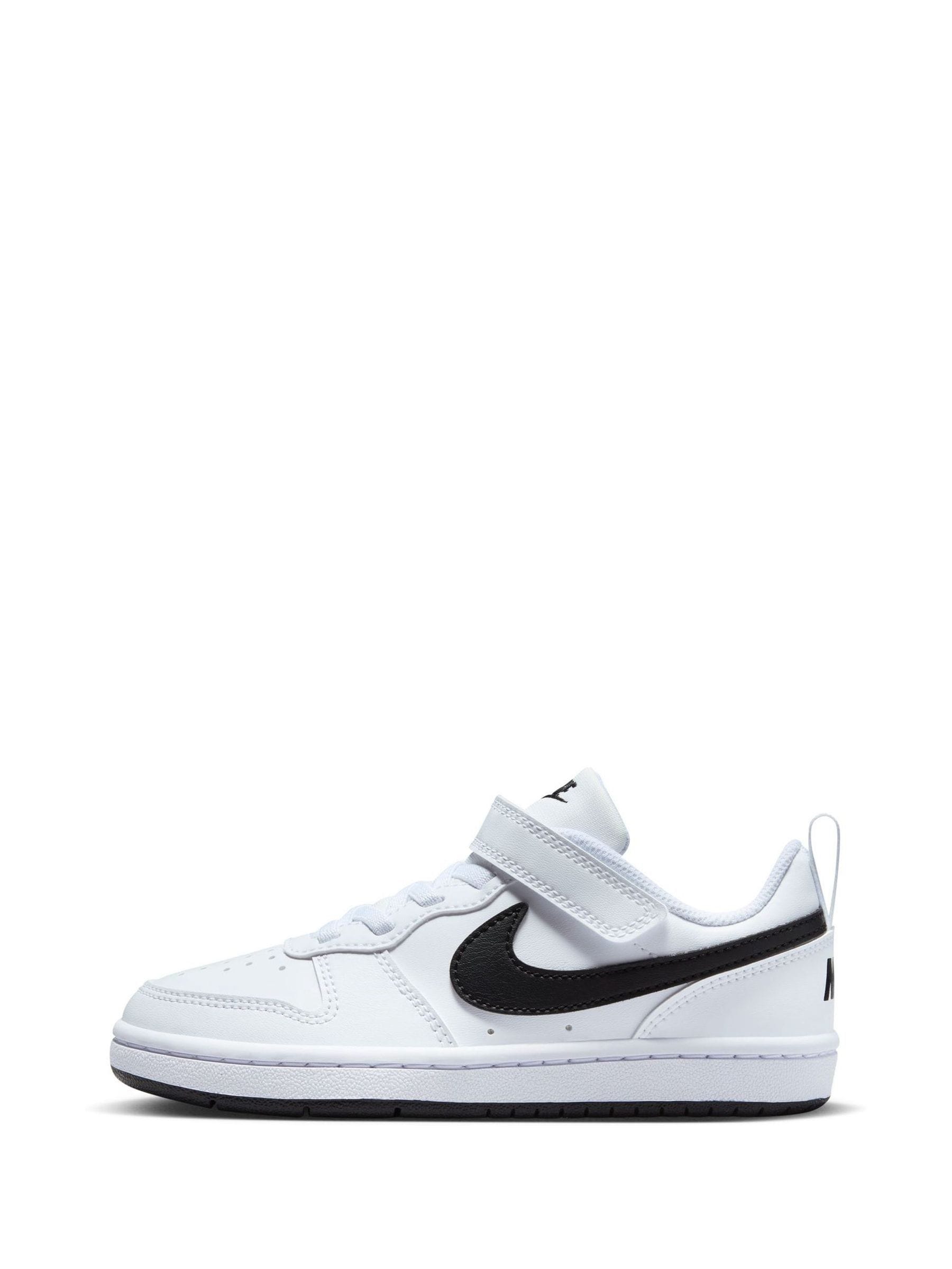 Nike White/Black Junior Court Borough Low Recraft Trainers image 4