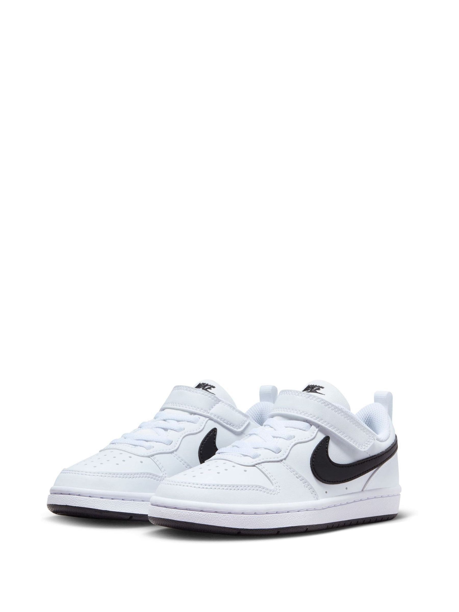 Nike White/Black Junior Court Borough Low Recraft Trainers image 5