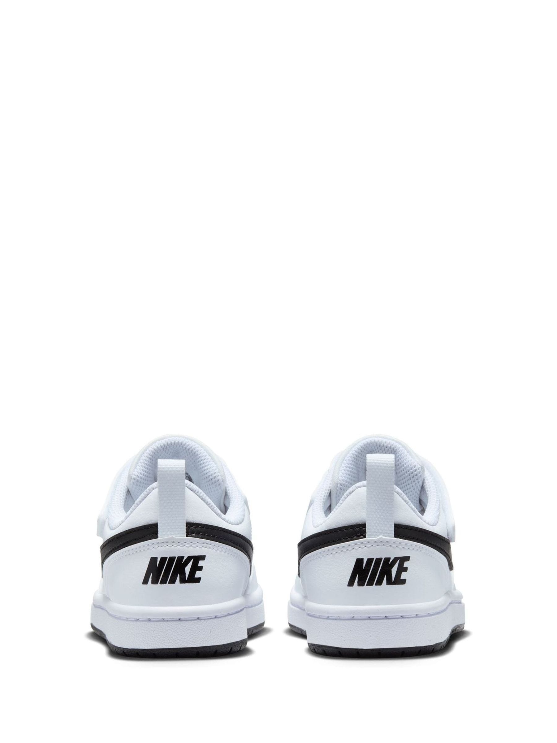 Nike White/Black Junior Court Borough Low Recraft Trainers image 6