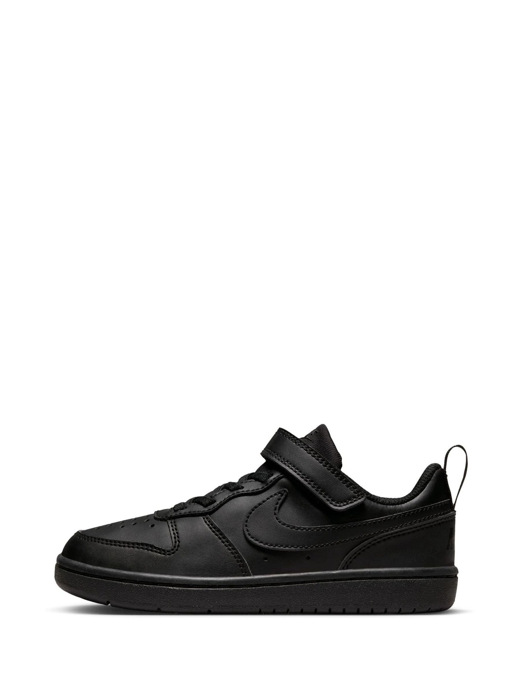 Nike Black Junior Court Borough Low Recraft Trainers image 2