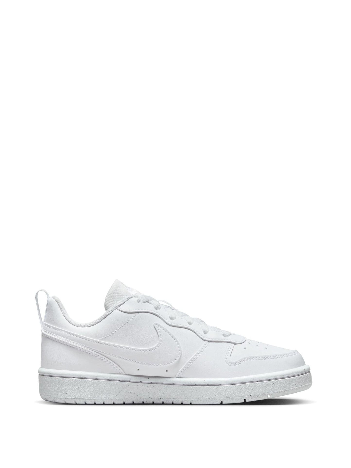 Nike White Youth Court Borough Low Recraft Trainers image 3