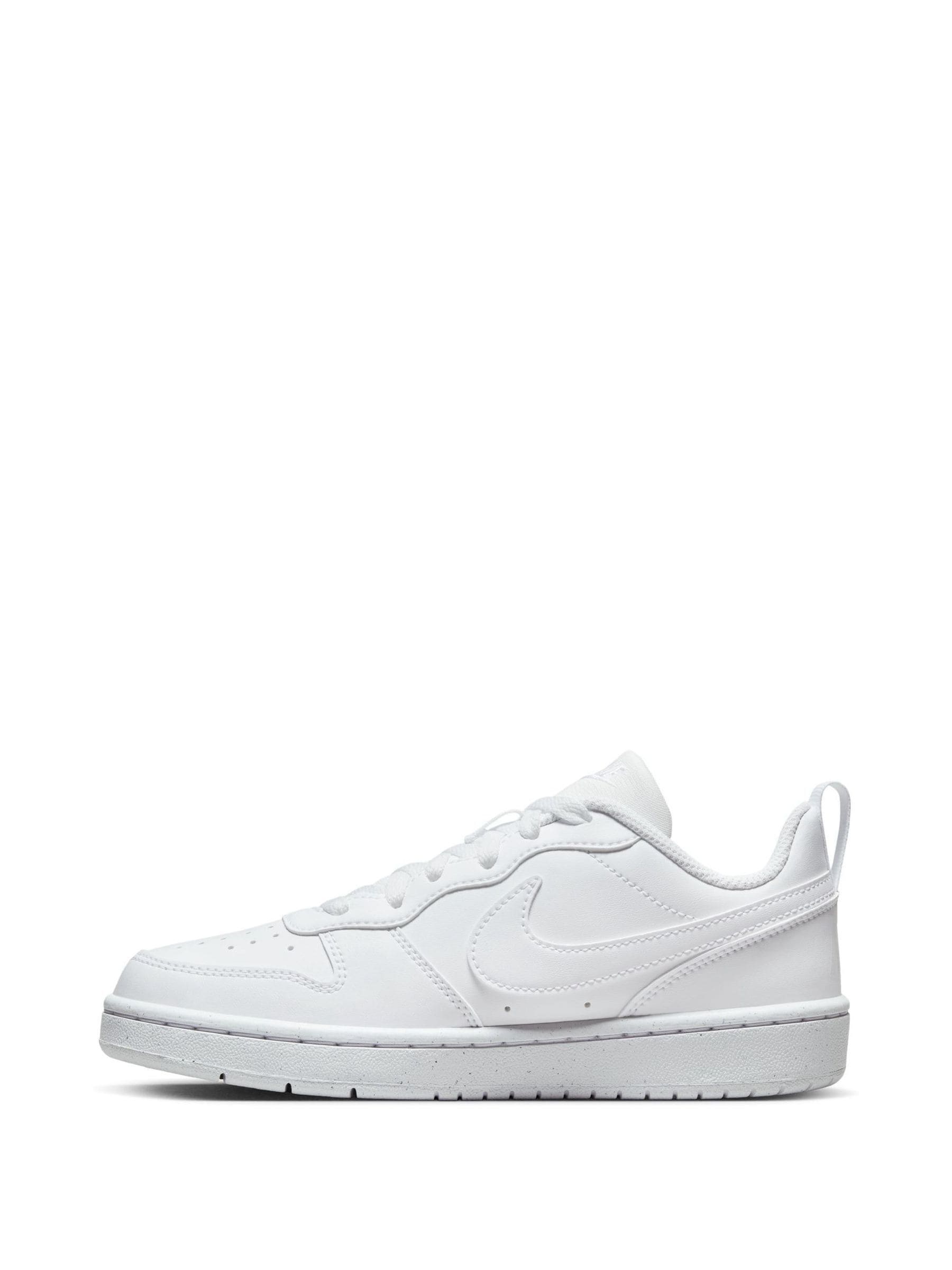 Nike White Youth Court Borough Low Recraft Trainers image 4