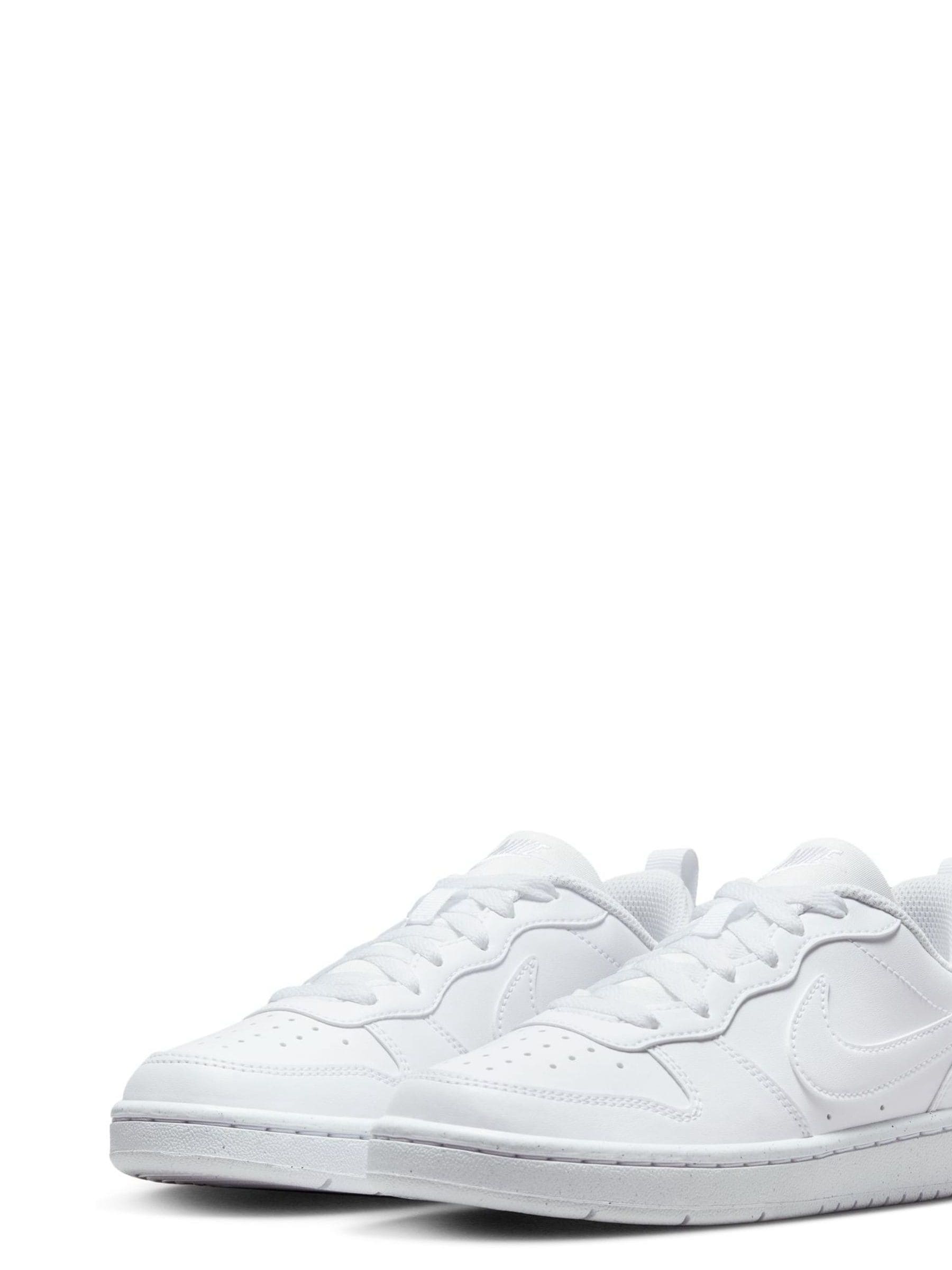 Nike White Youth Court Borough Low Recraft Trainers image 5