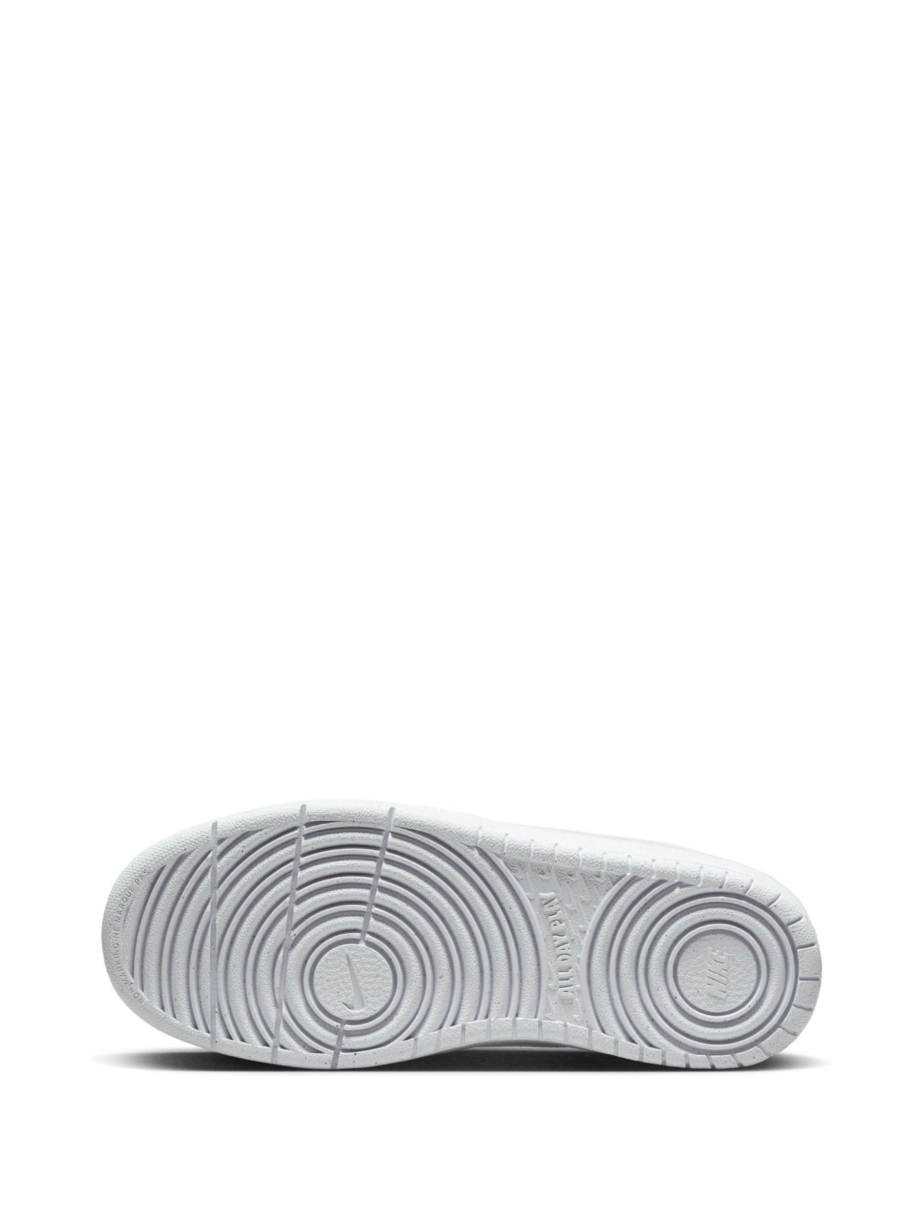 Nike White Youth Court Borough Low Recraft Trainers image 7