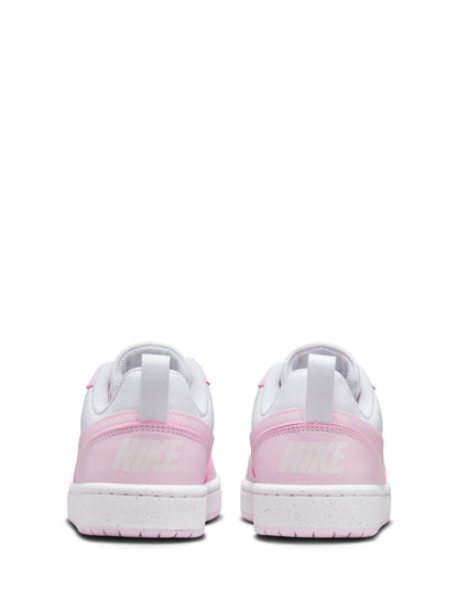 Nike White/Pink Youth Court Borough Low Recraft Trainers image 6