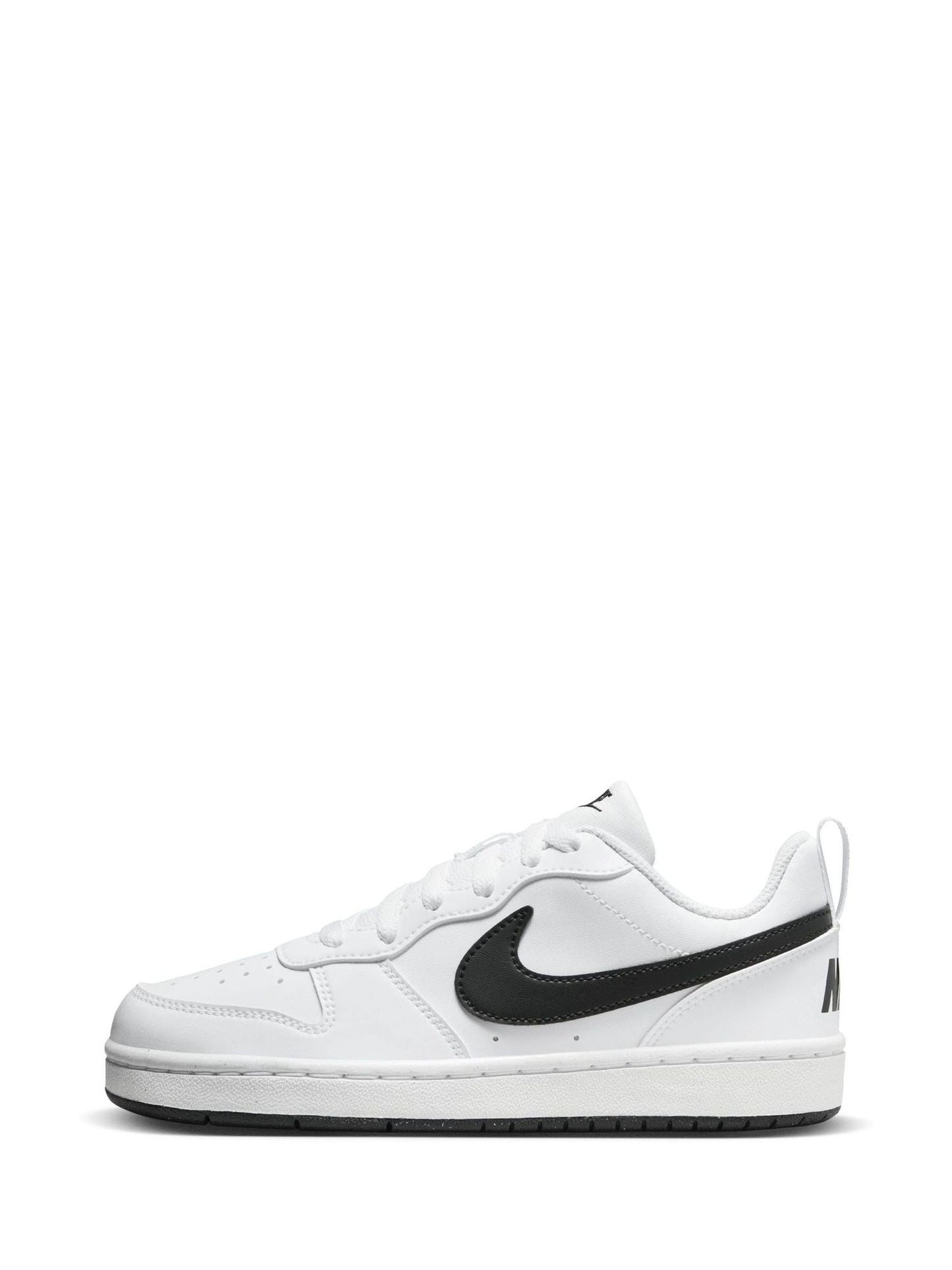 Nike White/Black Youth Court Borough Low Recraft Trainers image 2