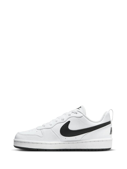 Nike White/Black Youth Court Borough Low Recraft Trainers image 4