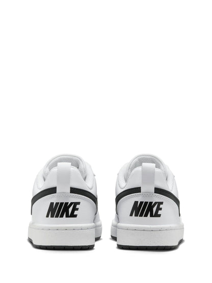 Nike White/Black Youth Court Borough Low Recraft Trainers image 6