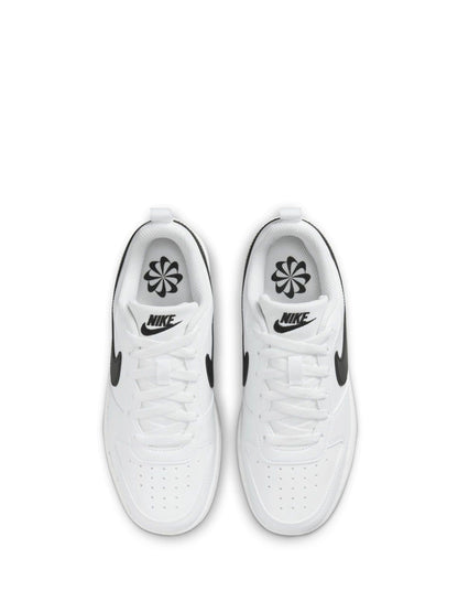 Nike White/Black Youth Court Borough Low Recraft Trainers image 7