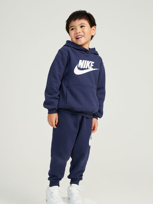 Dsiney Kidz - Nike Navy Blue Little Kids Club Fleece Tracksuit Set image 2