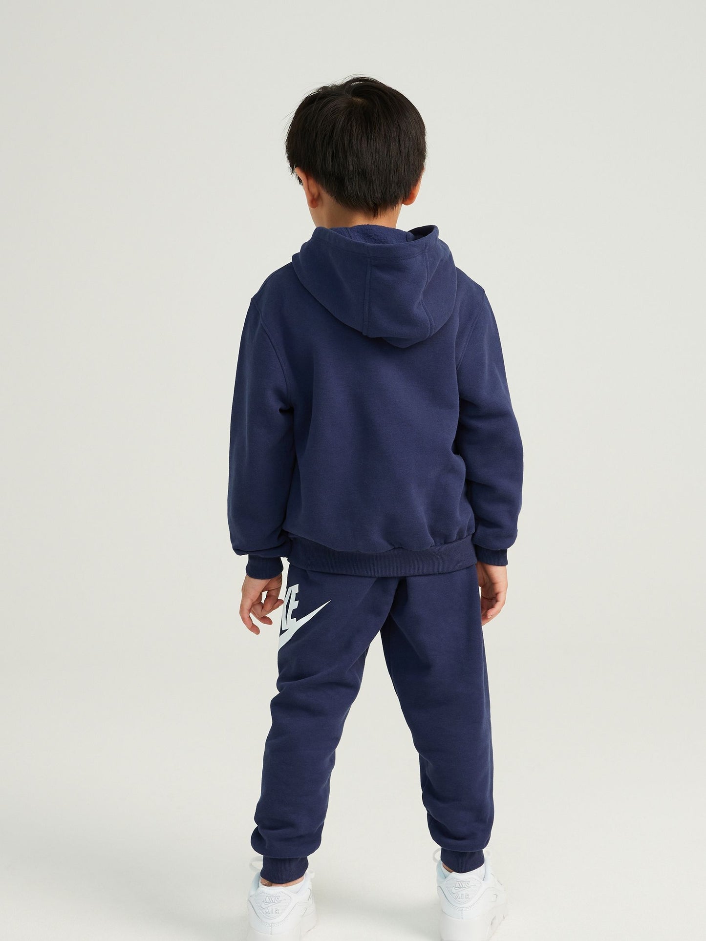 Nike Navy Blue Little Kids Club Fleece Tracksuit Set image 3