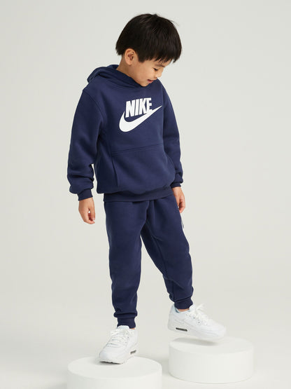 Nike Navy Blue Little Kids Club Fleece Tracksuit Set image 4