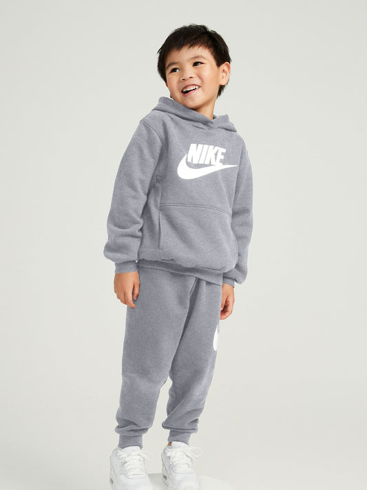 Dsiney Kidz - Nike Grey Little Kids Club Fleece Tracksuit Set image 1