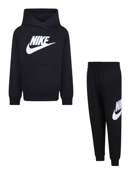 Nike Black Little Kids Club Fleece Tracksuit Set image 3