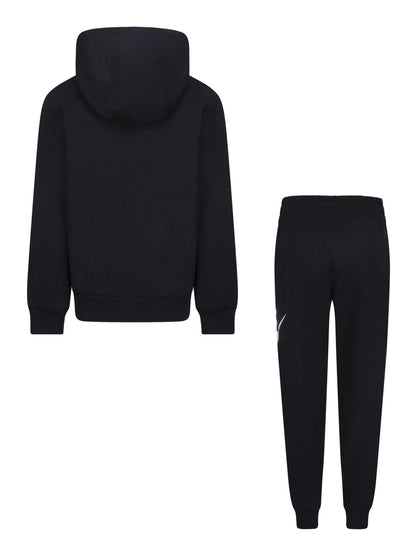 Nike Black Little Kids Club Fleece Tracksuit Set image 4